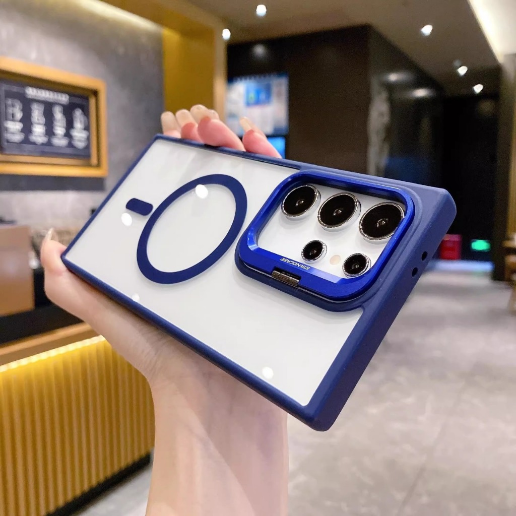 Capa Protetora Magnética com Proteção de Câmera – Compatível para Galaxy Série Ultra