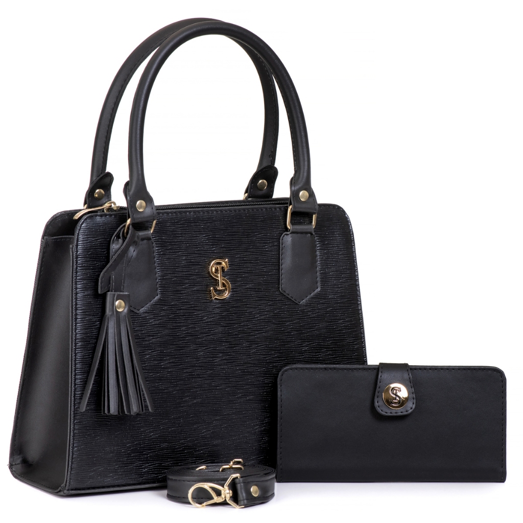 Bolsa Feminina Media Transversal e de Mão  com Carteira - Women Bags