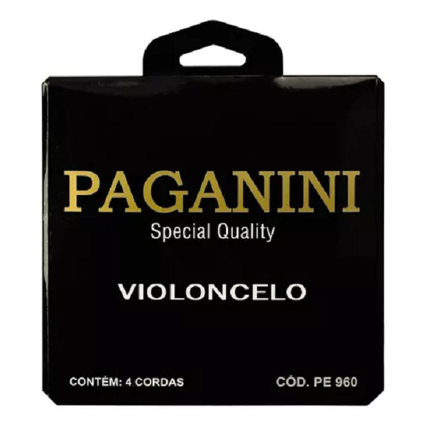 Encordoamento Violoncelo Cello 4/4 Paganini Pe 960