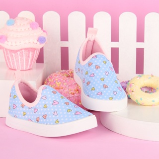 Tenis Escolar Calce Facil Azul Coração Estampado Slip On Caminhada Corrida infantil Criança Volta as Aulas em Oferta na Shopee