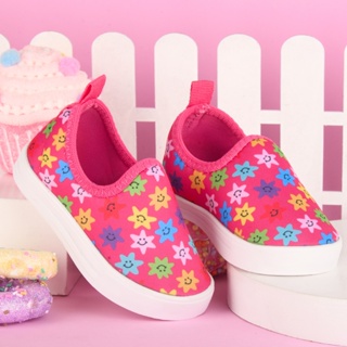 Tenis Lycra Infantil Esportivo Juvenil Menina Calçados Slip on Calce Fácil Caminhada Estrelinha Escolar em Oferta na Shopee