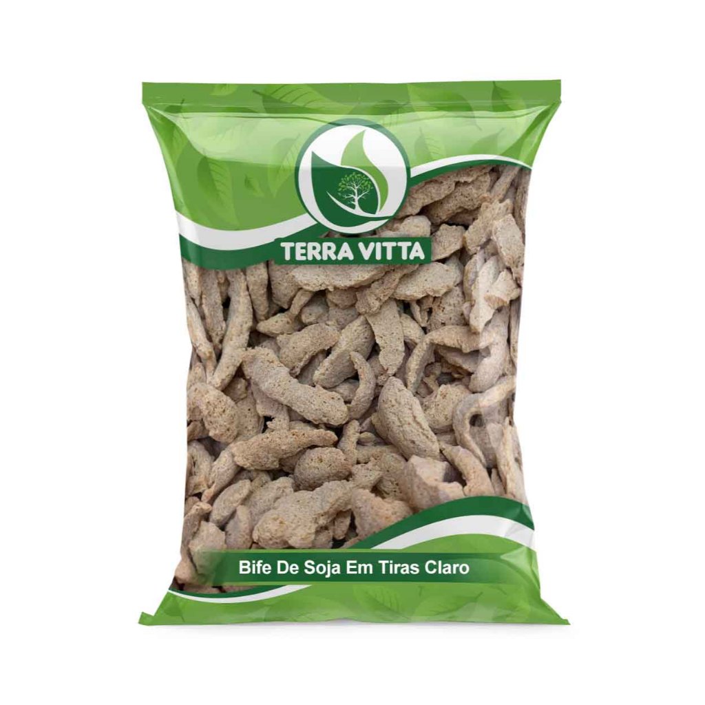 Bife de Soja em Tiras Claro