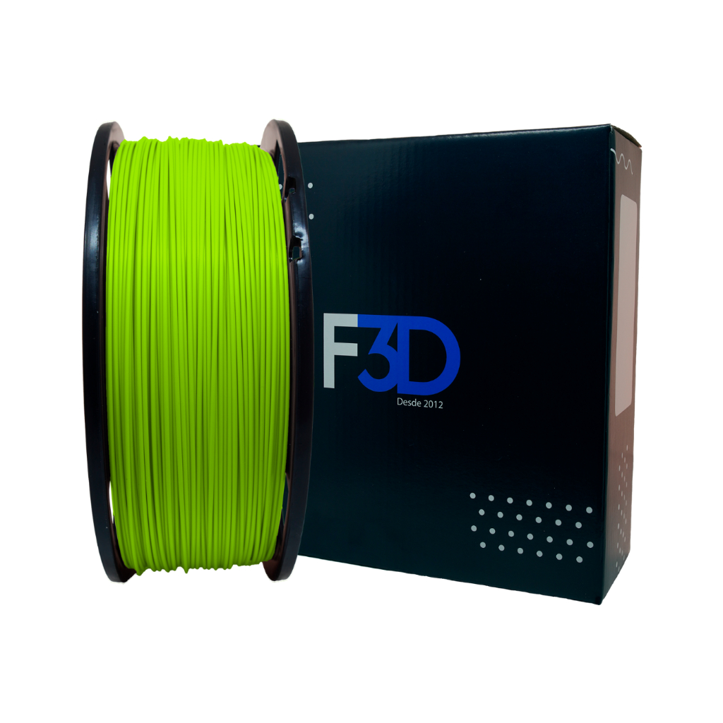 Filamento ABS Premium Verde Limão 1kg 1,75mm