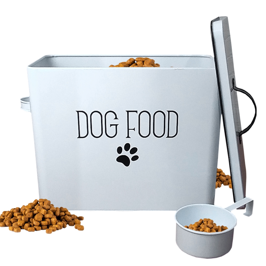 Porta Ração Pet Container C/tampa E Colher Metal- Bhz Store