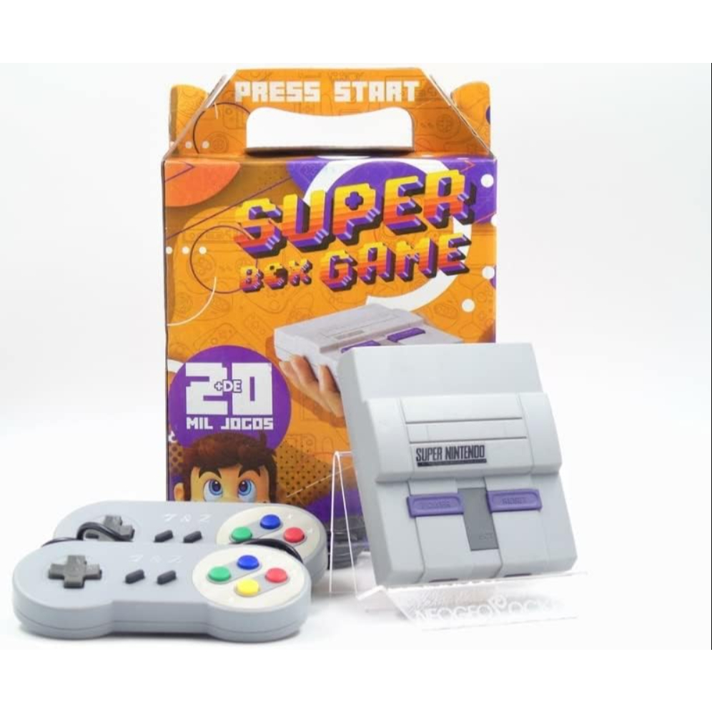 Retro Box Super Game 4K com +20.000 Jogos Clássicos – Console Retrô HDMI para TV