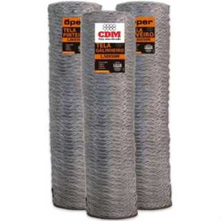 10 a 15 Metros de Tela de Galinheiro com 1,50 de Altura Arame Galvanizado em Oferta na Shopee