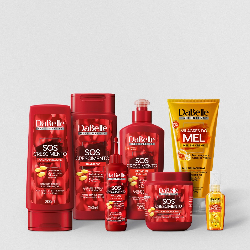 Kit DaBelle Crescimento Capilar 400g (7 produtos) - SOS Crescimento