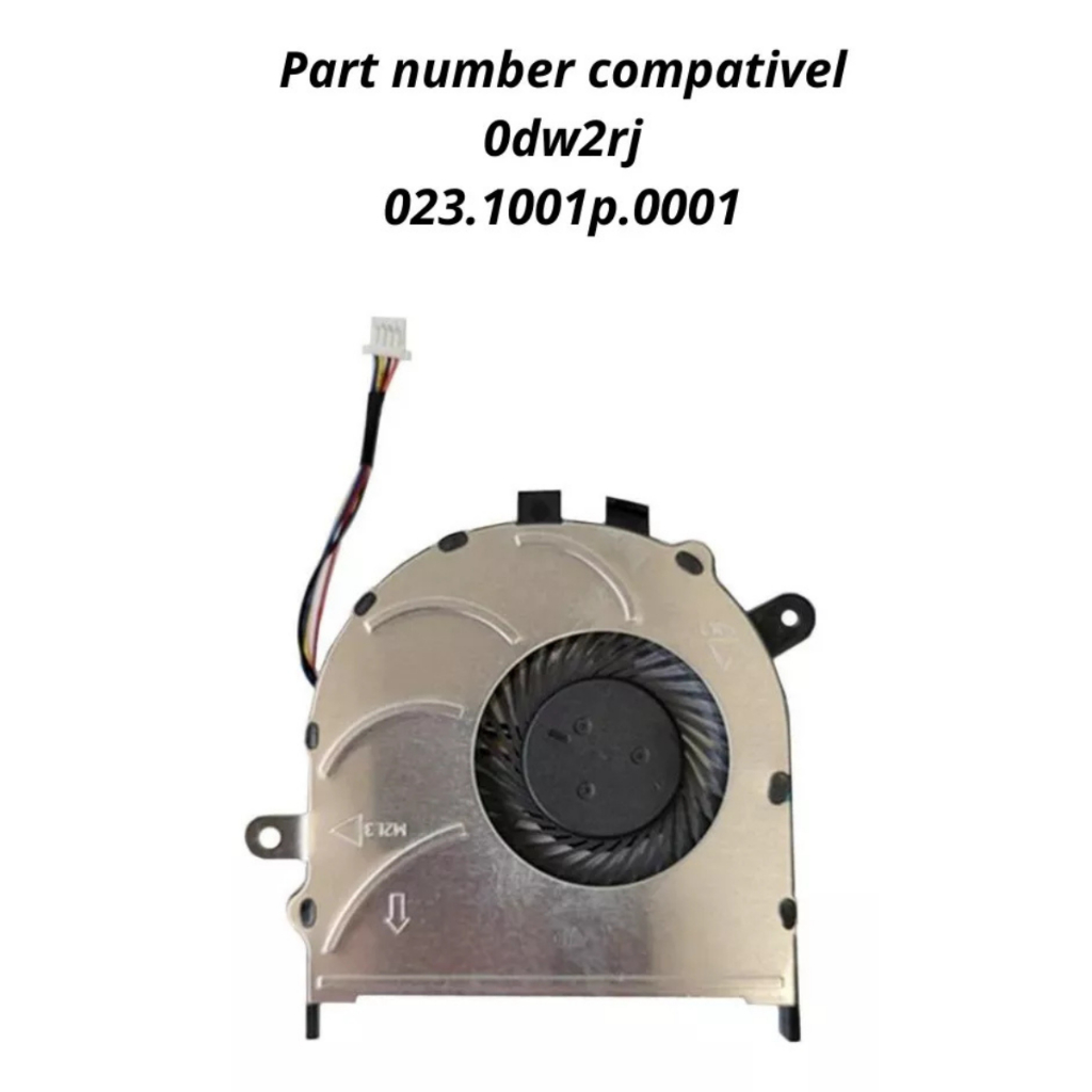 Cooler Ventoinha Compatível Dell Inspiron 13 7000 7347 P57g