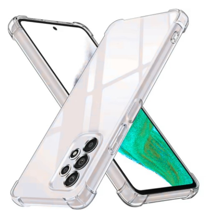 Capa Capinha Transparente de TPU Anti-Impacto para Samsung A05 A05S A15 A25 A35 A55