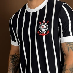 Camisa Corinthians Retrô Basílio 1977 Masculina Oficial