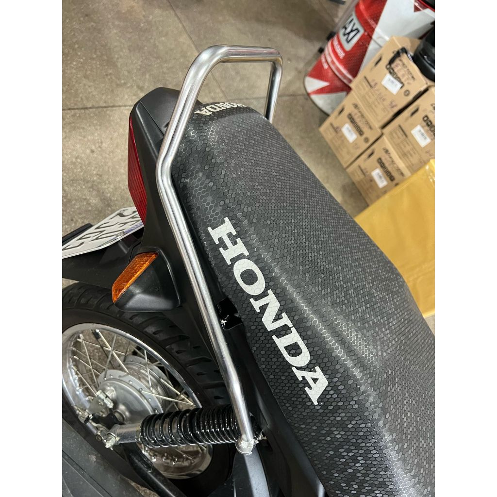 ALÇA ESPORTIVA QUADRADA CROMADA POP 110 110I 2025 — imagem 2 de 2