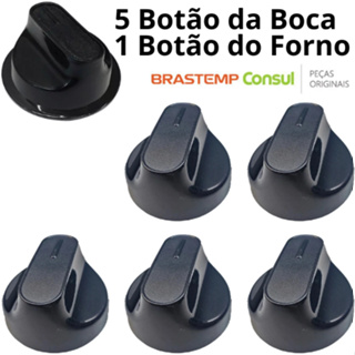 Botão Manipulo P/ Fogão Brastemp Consul Boca e Forno Cfo4 Cfs5 Cfs6 em Oferta na Shopee