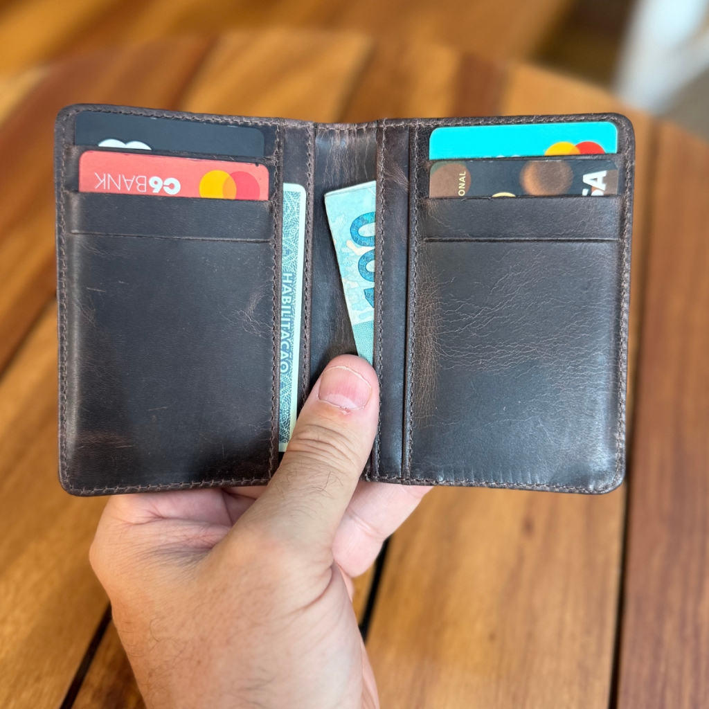 Carteira Masculina Country Antifuro Proteção RFID RG Cnh e Dinheiro em Oferta na Shopee