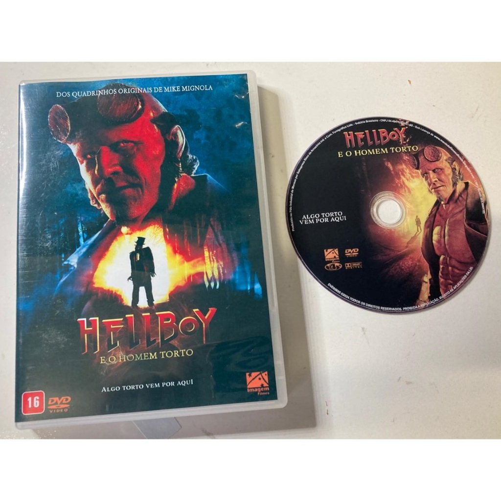 DVD - Hellboy e o Homem Torto - Dublado e Legendado