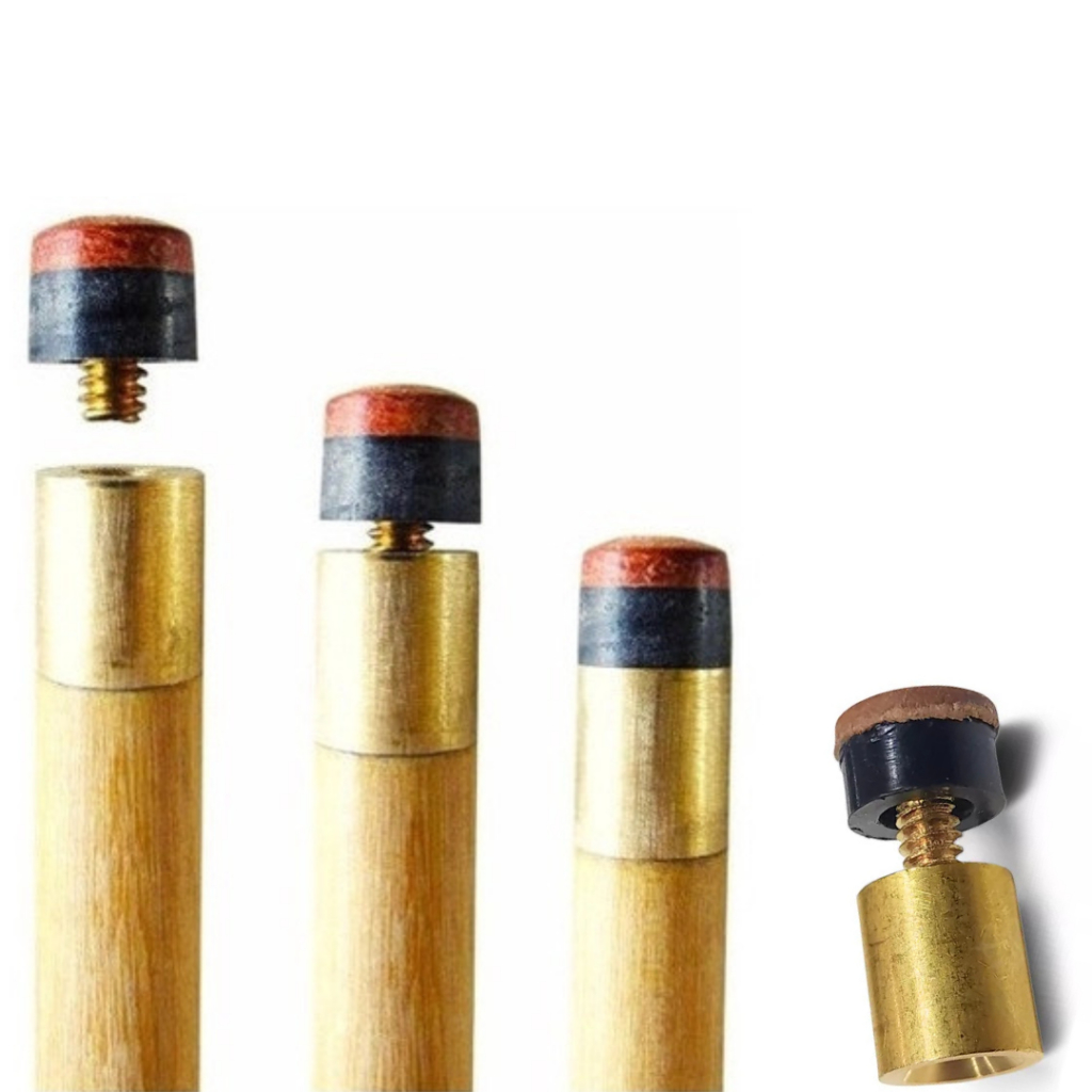 4 Virolas De Rosca De Metal C/ Sola Para Taco De Sinuca em Oferta na Shopee