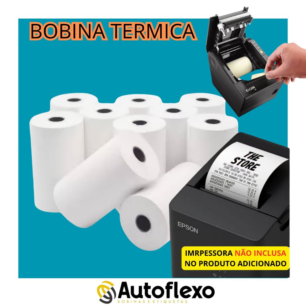 Bobina Térmica 80x30: Onde Comprar | BuscaProdutos