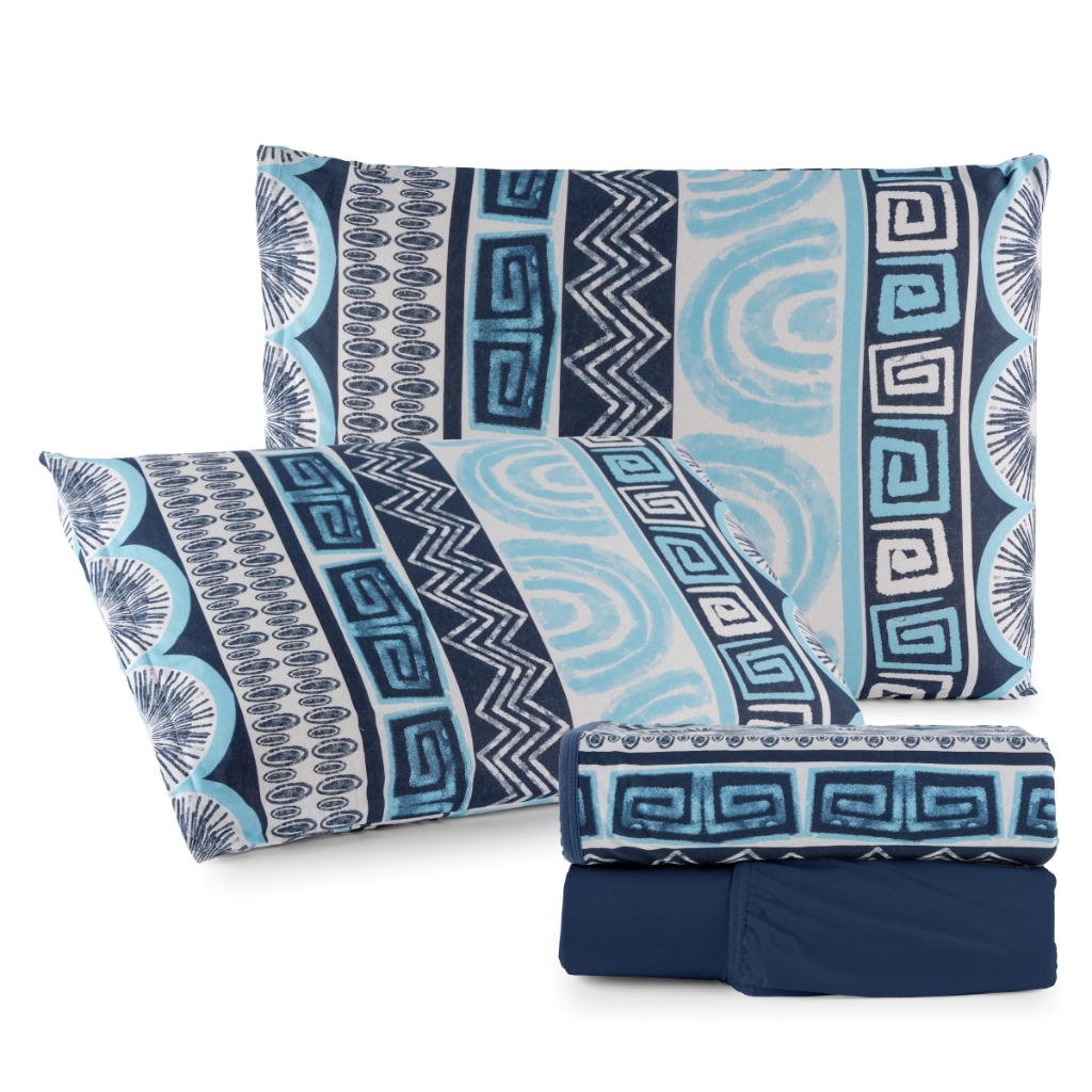 Jogo de Cama Lençol Solteiro Casal Queen King Malha 100% Algodão C/ Elastico 04 Pçs Cama Box