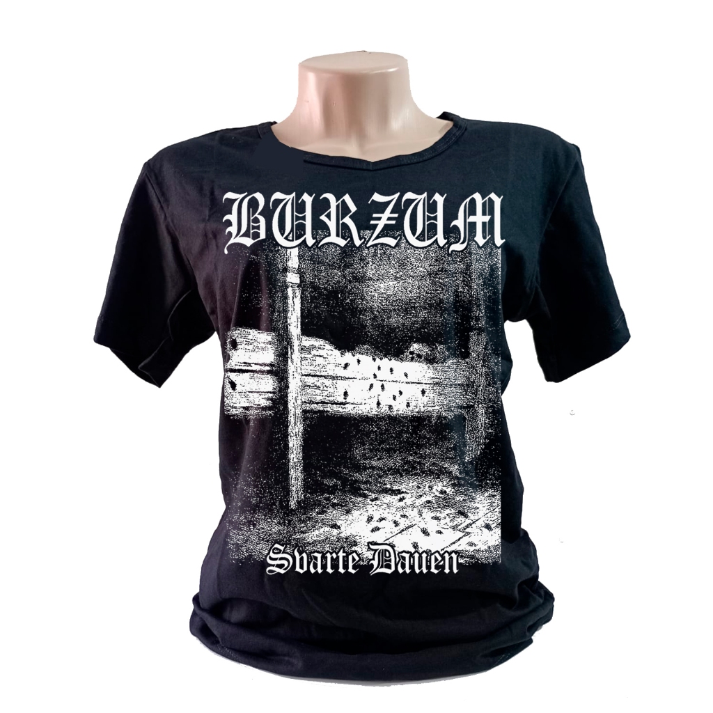 Camiseta babylook feminina Burzum 015 Black metal