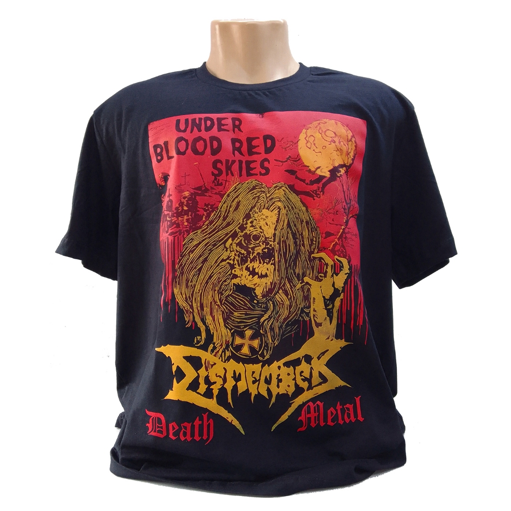 Camiseta Dismember Under Blood Red Skies Death Metal