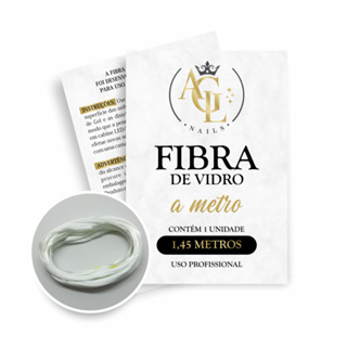 Fibra De Vidro Agl Nails A Metro 1,45m Unha Alongamento Nail Unhas de gel Acrigel Molde F1 em Oferta na Shopee