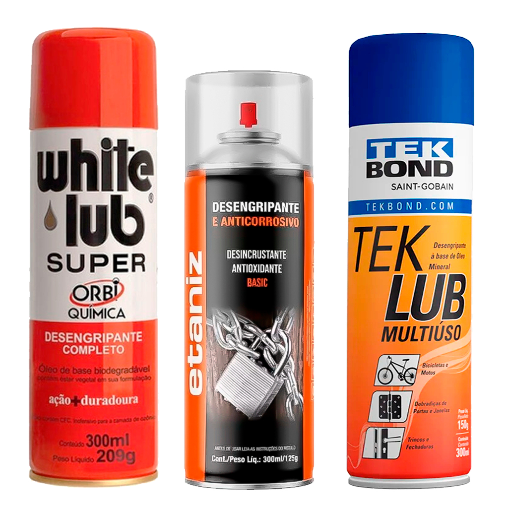 Lubrificante Desengripante Spray Anticorrosivo Super Lubrificação Várias Marcas Modelos A Escolha em Oferta na Shopee