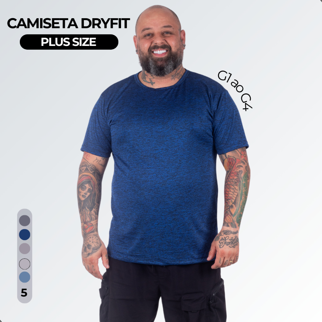 Camiseta DRY FIT Mescla Básico CAMINHADA CORRIDA FUTEBOL ACADEMIA ESPORTES em Oferta na Shopee