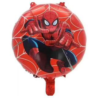 Kit  Balões Metalizado Redondo Homem Aranha 45cm em Oferta na Shopee