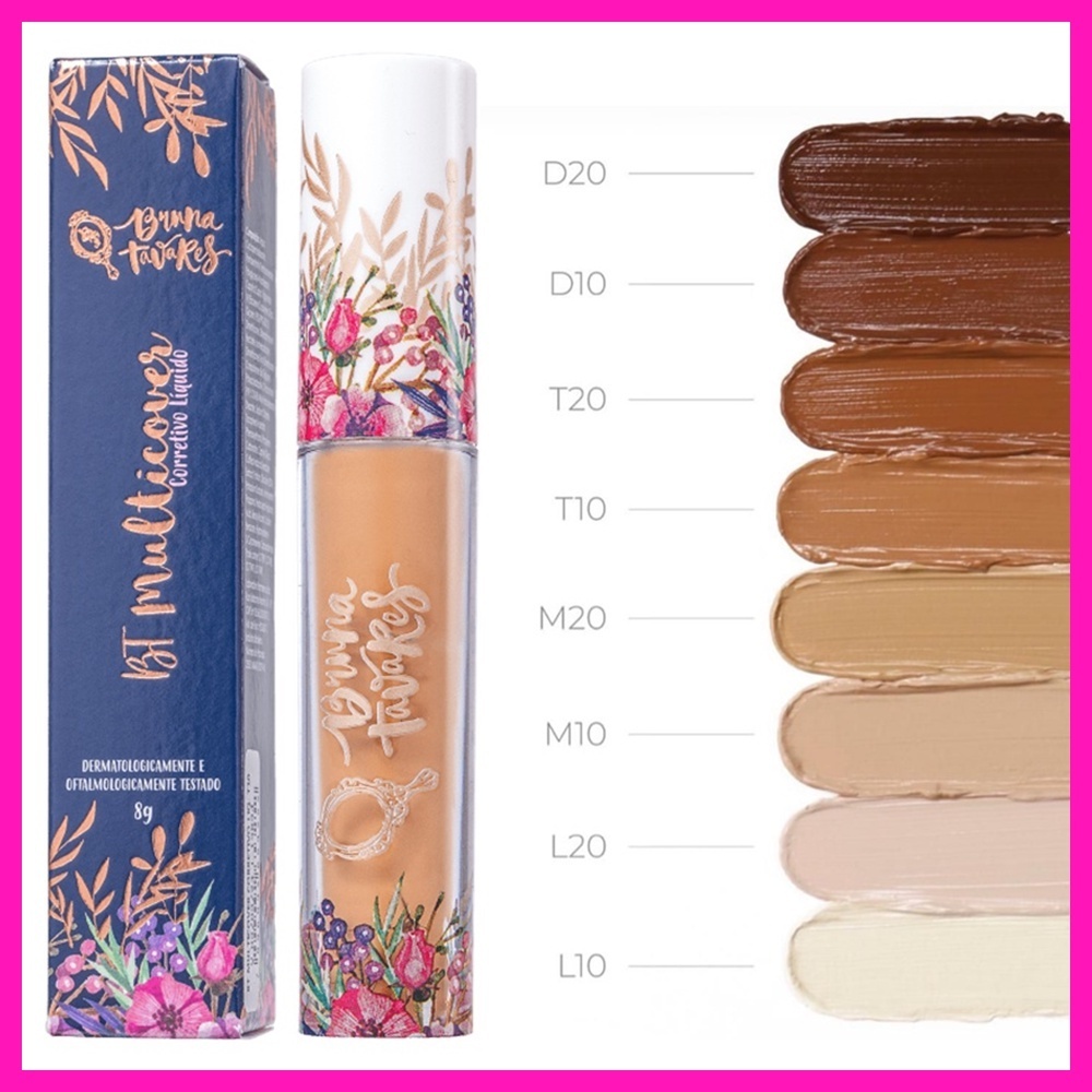Corretivo Bruna Tavares Liquido Multicover em Oferta na Shopee