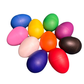 10 Ganzás Ovinhos Coloridos De Percussão Musical Instrumento em Oferta na Shopee