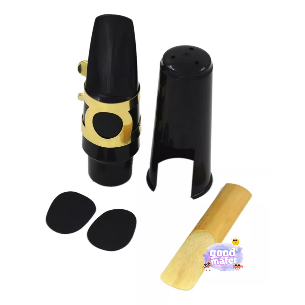 Boquilha Sax Alto Kit Completo Com Palheta Protetor Abraçadeira em Oferta na Shopee