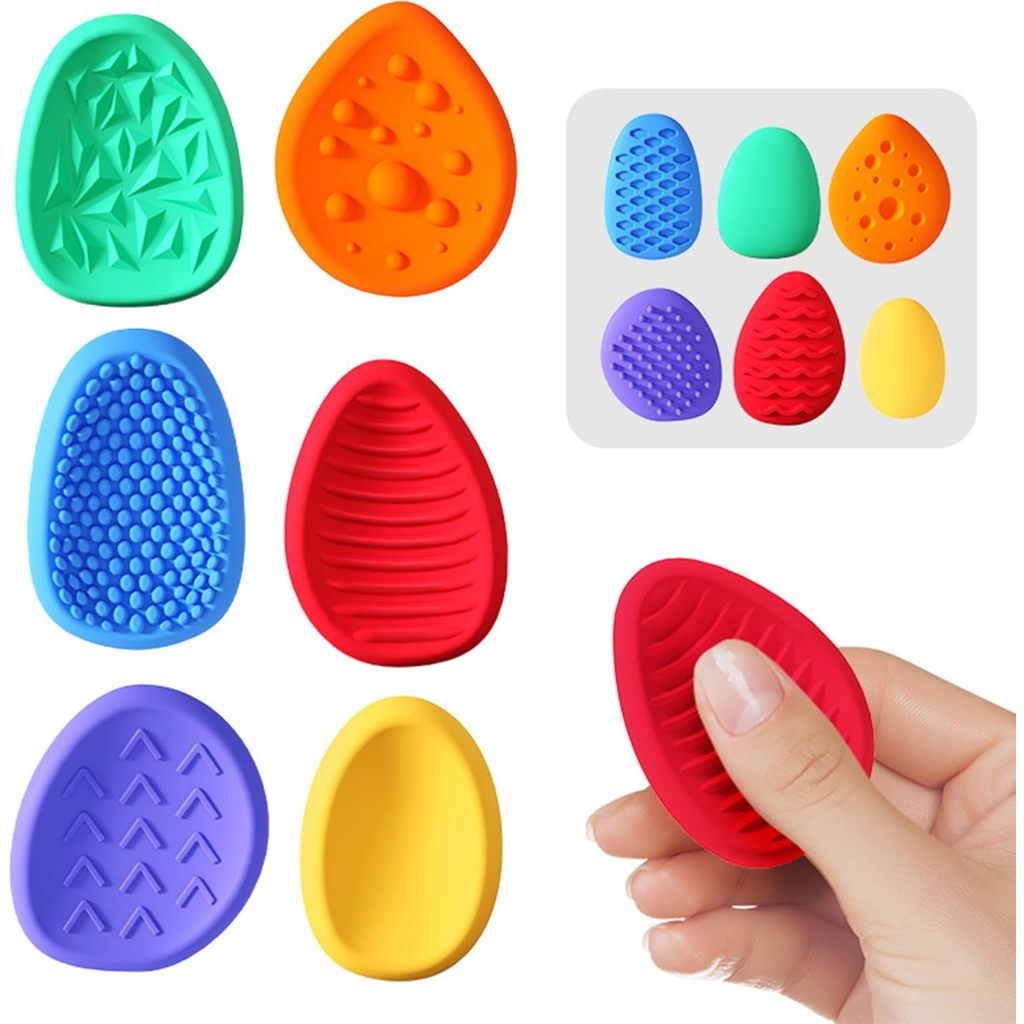 6 Pçs Brinquedo Sensorial Silicone Alívio Ansiedade Autismo em Oferta na Shopee