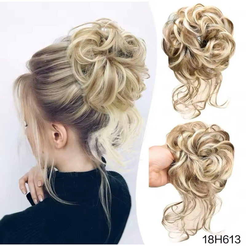 Aplique Rabo Coque Grego fios Idêntico ao Humano Sem Brilho em Oferta na Shopee