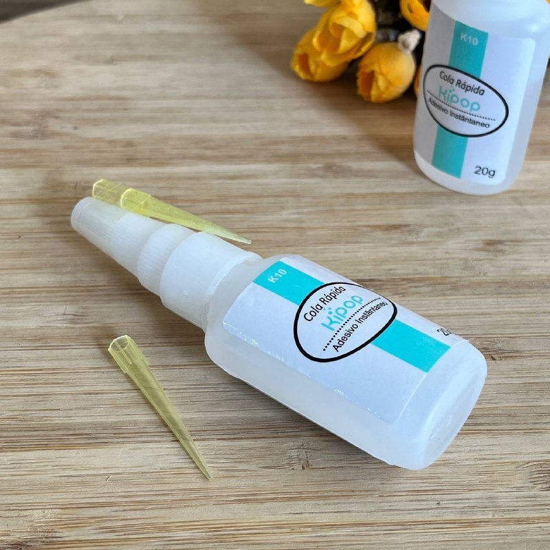 Cola Instantânea para Apliques Emborrachados Kipop 20g Ou Mais em Oferta na Shopee