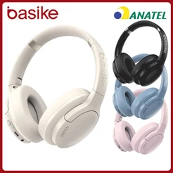 Basike fone de ouvido Headset Bluetooth Redução De Ruído Do Anc Hifi Com Microfone FON20420