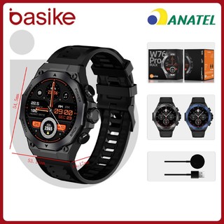 Basike Relógio Smartwatch Men Esportivo Pro Max Ultra Amoled Ip67 W76 em Oferta na Shopee