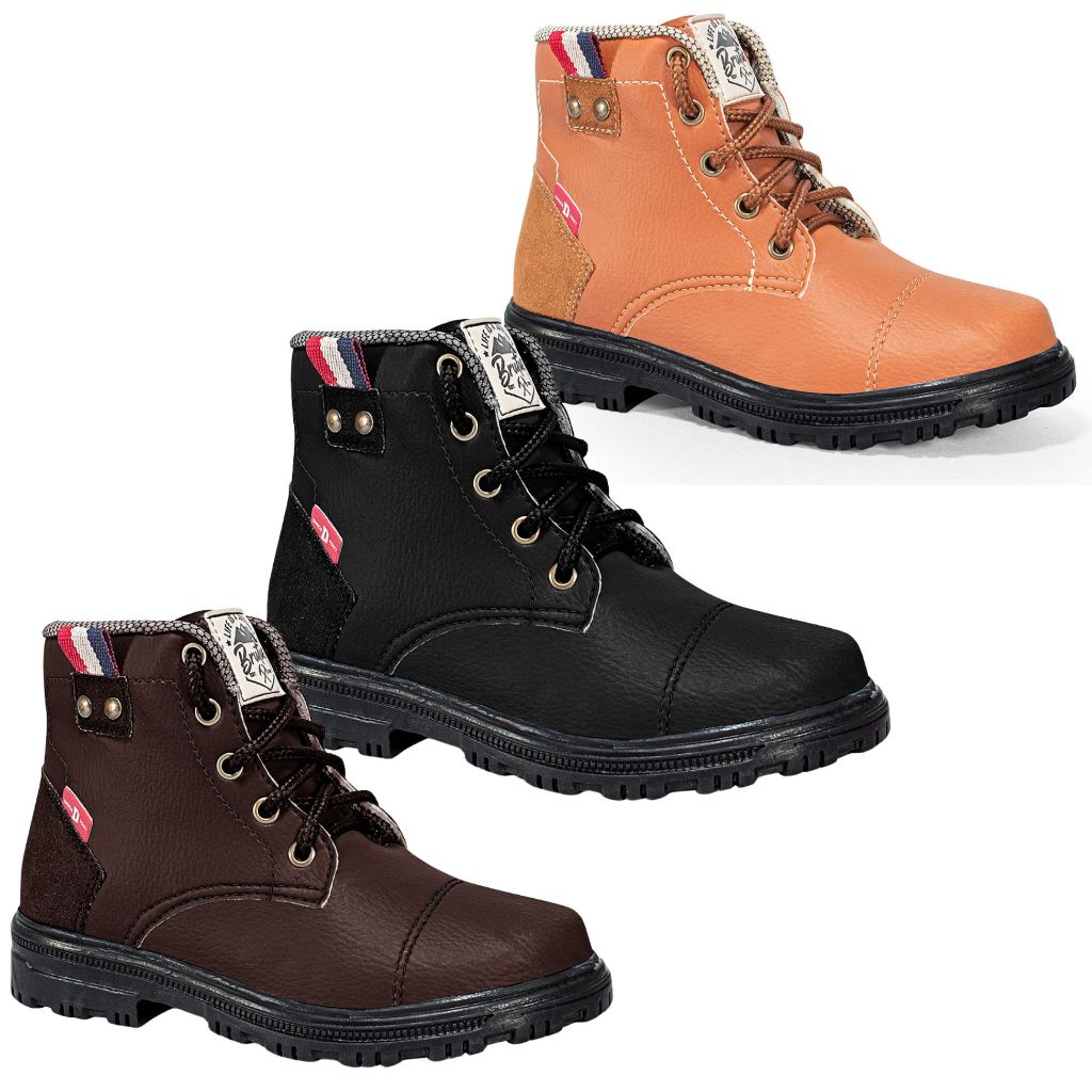 Bota Masculina Infantil Confortável Macio Coturno Leve Menino Botinha Masculino em Oferta na Shopee