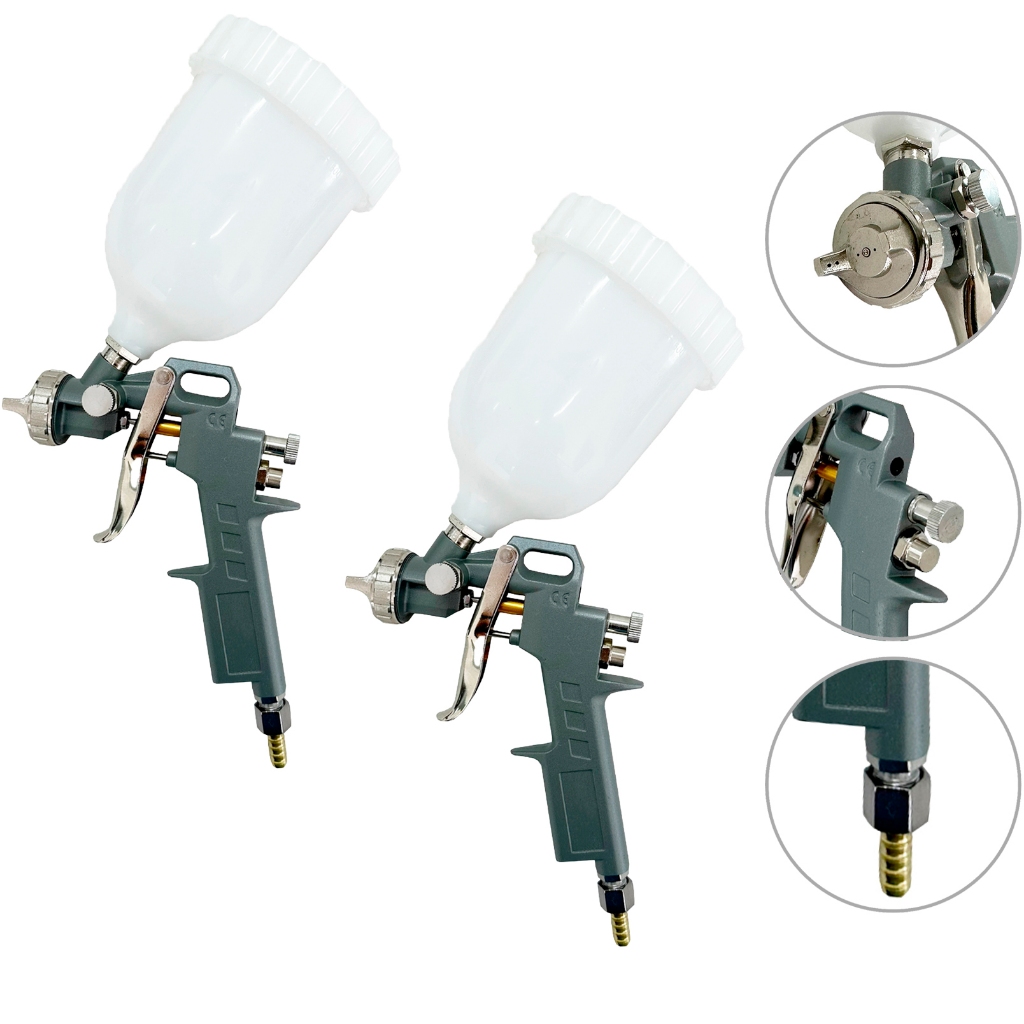 02 Pistola De Pintura Mod S990 Gravidade Bico 1.5mm WWSoldas em Oferta na Shopee
