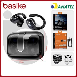 Basike fone sem fio bluetooth, fone de ouvido original melhor bluetooth Para Samsung/iPhone FON142 em Oferta na Shopee