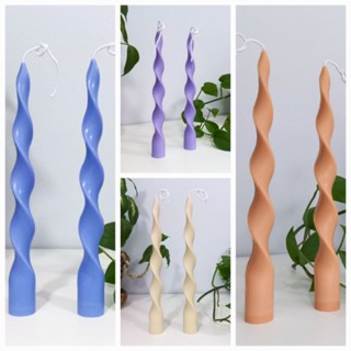 Vela Torcida para Castiçal (ecológica) 2 velas em Oferta na Shopee