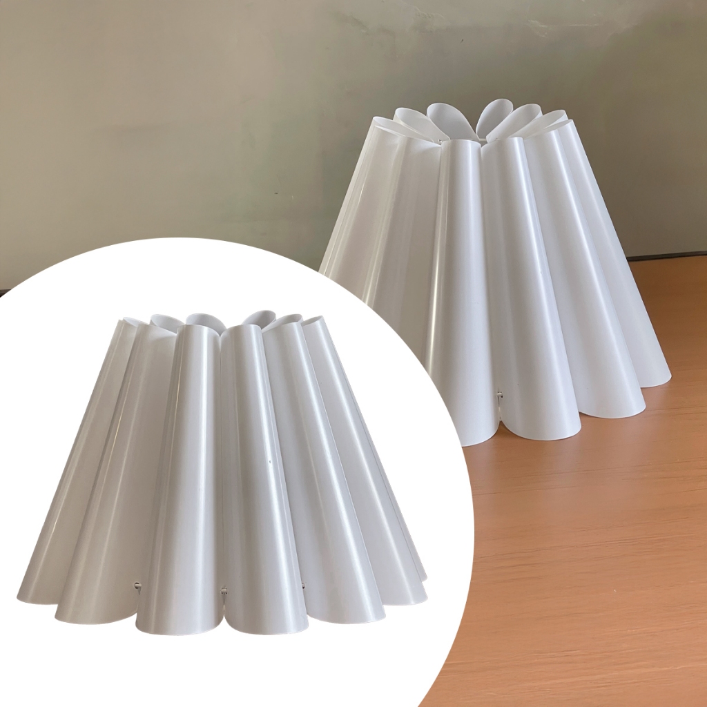 Cúpula de Abajur Pétala 16cmx16cmx25cm de Acetato Soquete Nacional