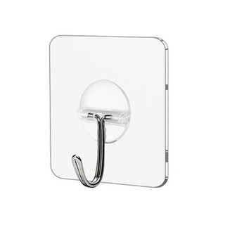 Kit 5 gancho adesivo autocolante resistente organização suporte transparente ganchos parede cozinha banheiro escritório
