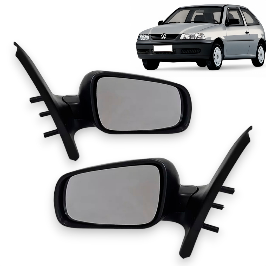 Retrovisor Gol GIII 2000 2002 2003 2004 2 Portas Sem Controle