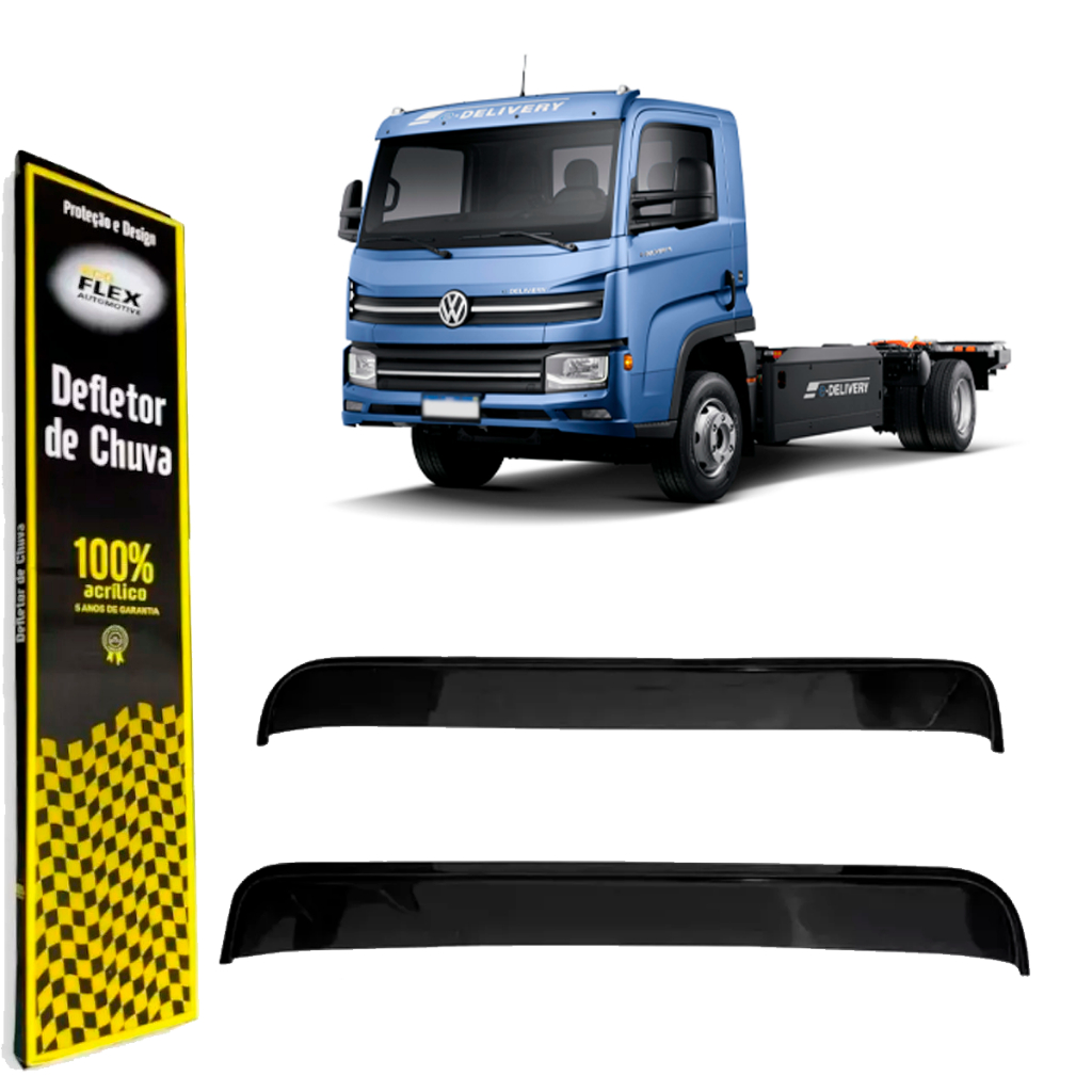 Calha de chuva VOLKS CAMINHÃO 2 PORTAS em Oferta na Shopee