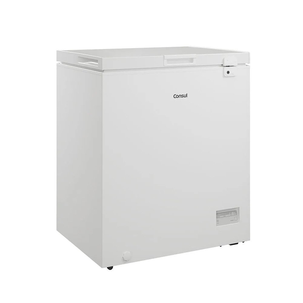 Detalhes do Freezer Horizontal Consul Compacto 142 Litros Branco