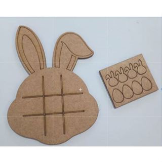 kit com 14 unidades de  jogo da velha cabeça de coelho em Oferta na Shopee