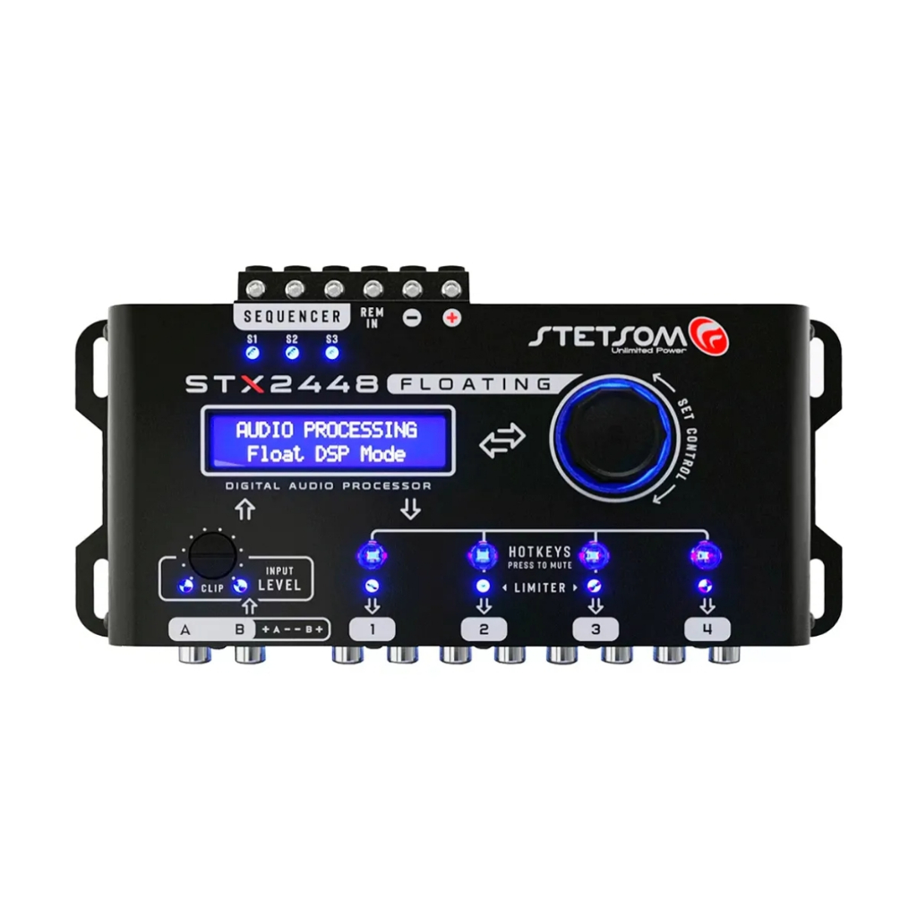 Processador Crossover Stetsom Stx2448 Floating Equalizador - Audio