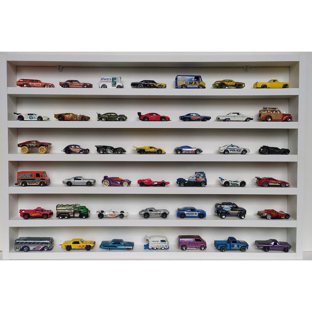 Carrinhos Hot Wheels Estante Prateleira Para Coleção em Oferta na Shopee