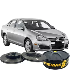 Par Disco Freio Dianteiro Ventilado Audi A3 Jetta