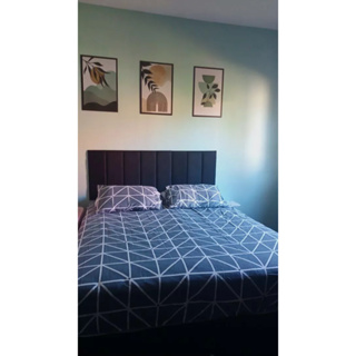 Kit 10 Cabeceiras de Cama Box Estofado Placa Retangular Adesiva KING - 45x20cm em Oferta na Shopee