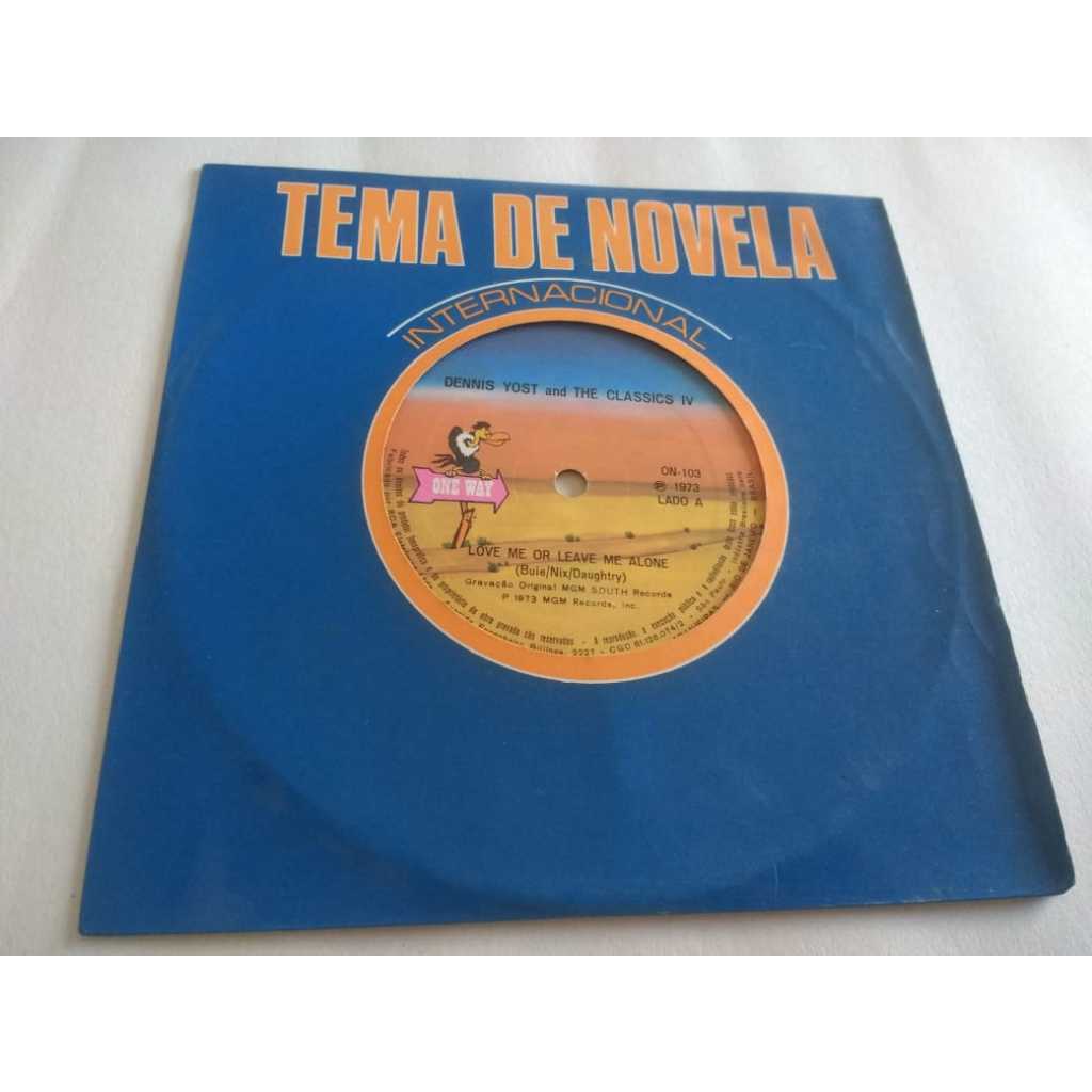 Disco Compacto De Vinil - Tema Da Novela O Semideus